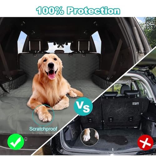 Tapis de coffre chien Mazda Axela anti-griffures protection contre poils - 7