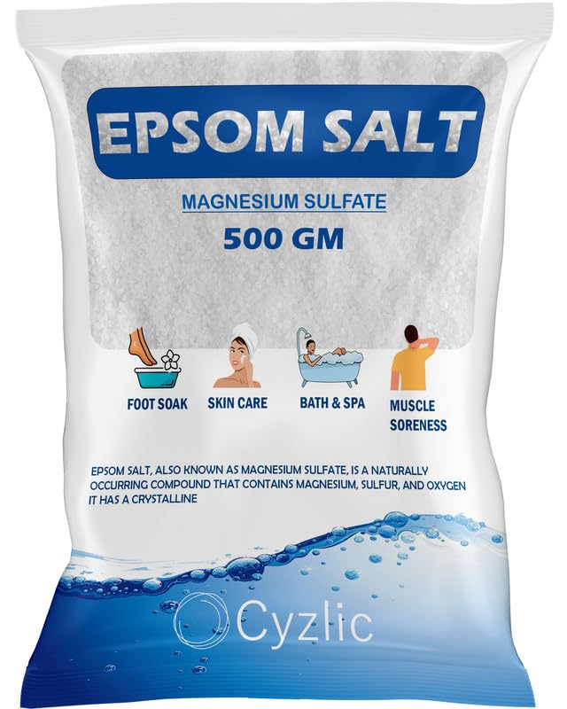 Cyzlic Epsom Salt For Pain Relief Epsom Salt For Foot Epsom Salt For Bath Epsom Salts For Feet