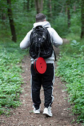 Splendole Telescopic Retractable Travel Folding Camping Chairs Adjustable Height Stool Loading Up To 400 Pounds (Red) #TOP3