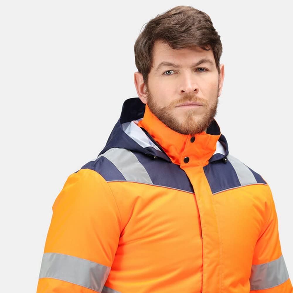 Regatta Professional Mens Hi Vis Reflective Heated Jacket Chaqueta aislante Hombre (Pack de 1)