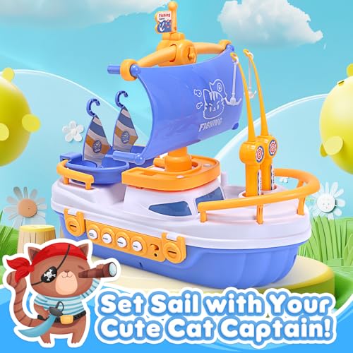 3-in-1 Magnetic Fishing Toy Set for Kids Boys and Girls