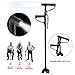bastón con luz Retractable plegable antideslizante doble T-mango bastón con luz LED...