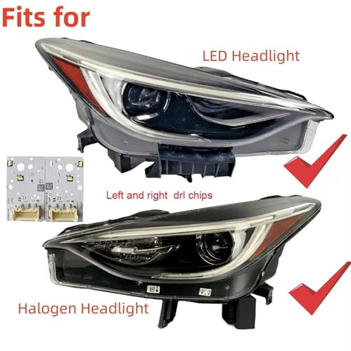 Module de commande DRL Infiniti QX30 2017-2019 puces blanches B010390-B B010391-B - 5