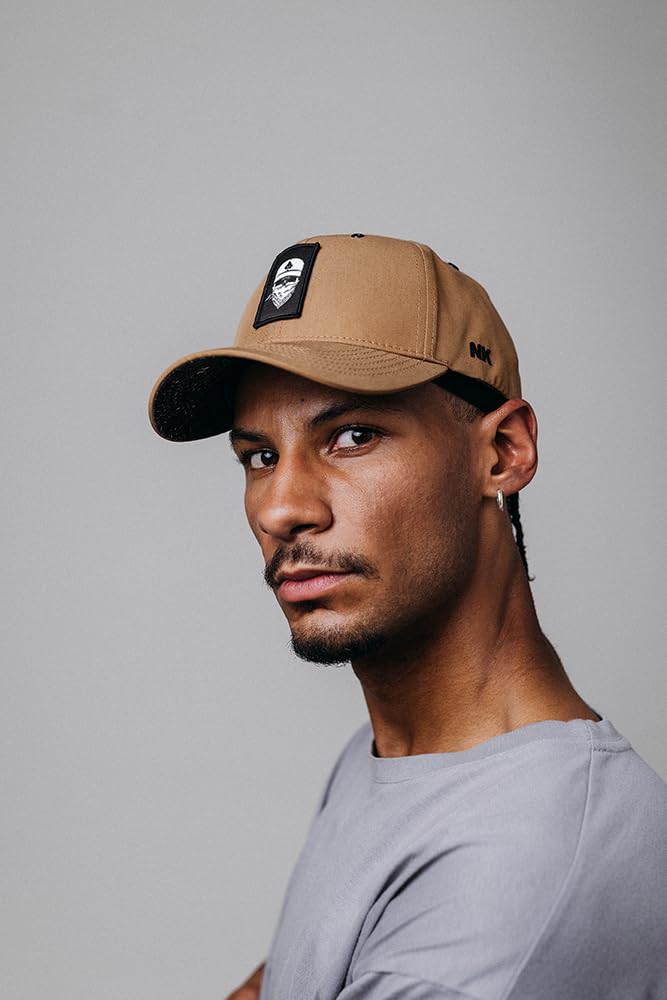 Nebelkind Basecap-Herren Damen, Baseball Cap mit Patch, Bandana 2, Einheitsgröße OneSize Größenverstellbar Unisex Baseballkappe, Casual Streetwear Style Cap mit gebogenem Schirm