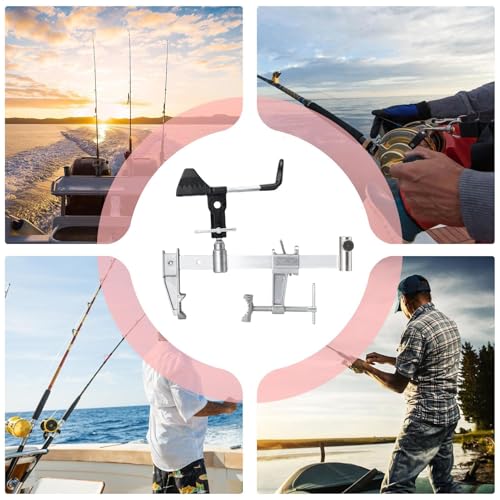 Support de canne à pêche pour bateaux réglable et accessoire de pont