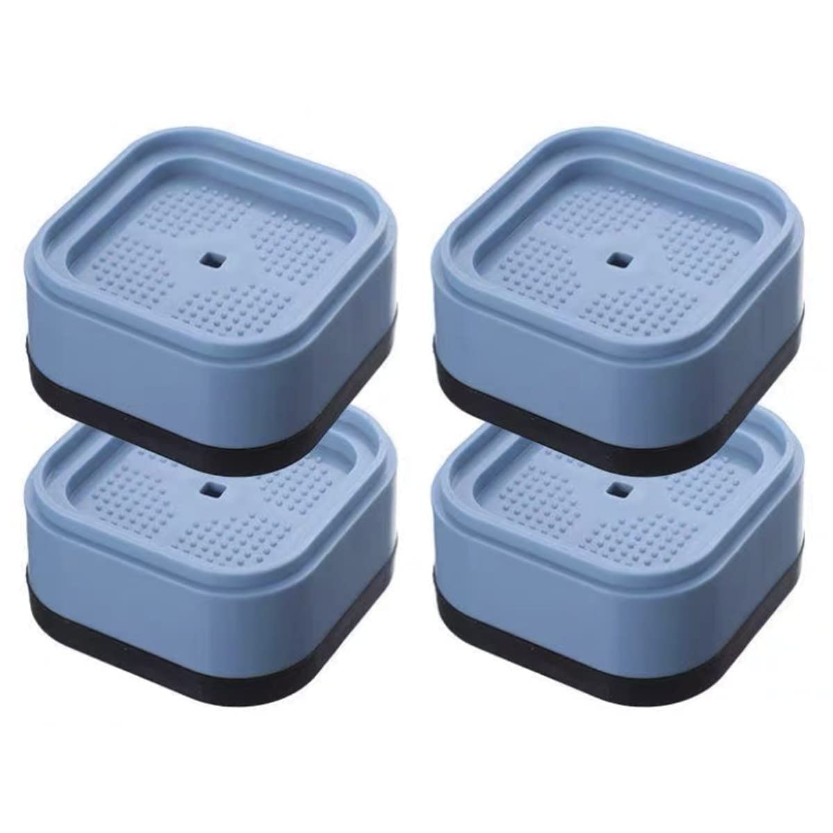 Raxon Innovation Shock & Noise Cancelling Washing Machine Support/Washing Machine Stabilizer - Washer Vibration Pads/Anti-Slip Anti-Vibration Washing Machine Feet Pads/Blue/ [Pack of 1]