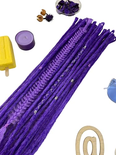 Ready to ship lavender paradise set, Purple Crochet Synthetic Dreads, Lavender Color, SE Dreads, Dreadlocks Extensions