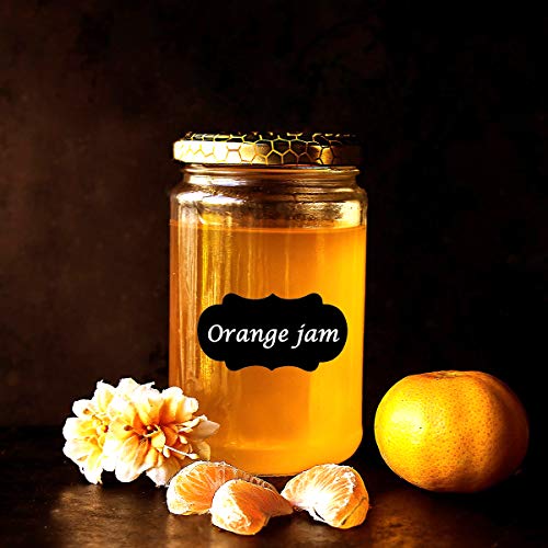 Chalkboard Stickers Labels,Pantry Labels,Reusable Waterproof Stickers For Mason Jars With A White Chalk,2.25X1.25 Inch Sticker 56 Pcs. #TOP3