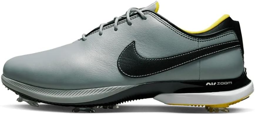 Nike Air Zoom Victory Tour 2 - Zapatos de golf grisnegroamarillo DJ6569 002 para hombre, talla 10 KC, Gris