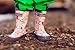 OAKI Kids Rubber Rain Boots with Easy-on Handles, Pink Owls, 8T US Toddler