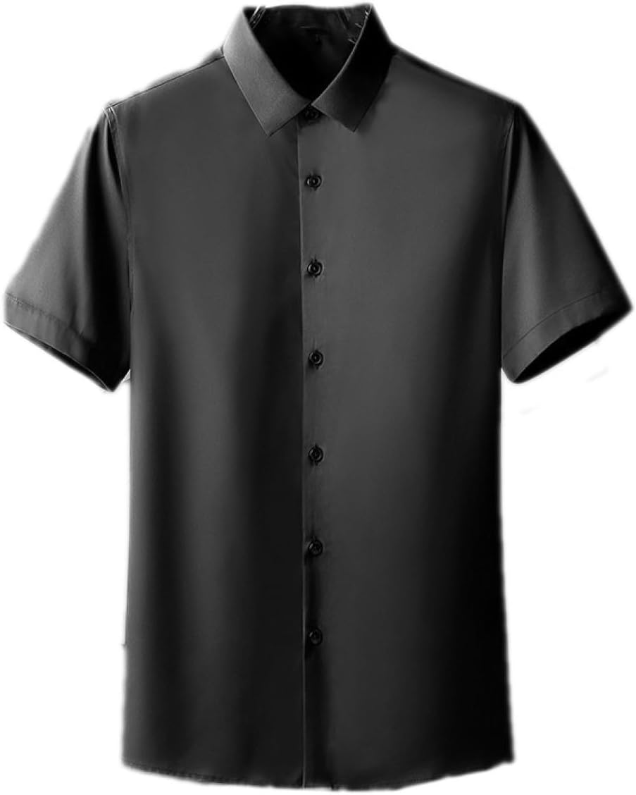 [Donahutt03] オックスフォードシャツ 半袖 メンズ ワイシャツ トップス オシャレ クールビズ 無地 形態安定 ビジネス