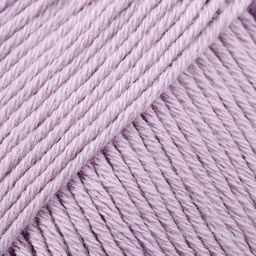 100% Egyptian Cotton Yarn for Knitting and Crocheting, Drops Safran, Sport Weight, 2 - Fine, 5 ply, 1.8 oz 175 Yards (70 Sweet Orchid)