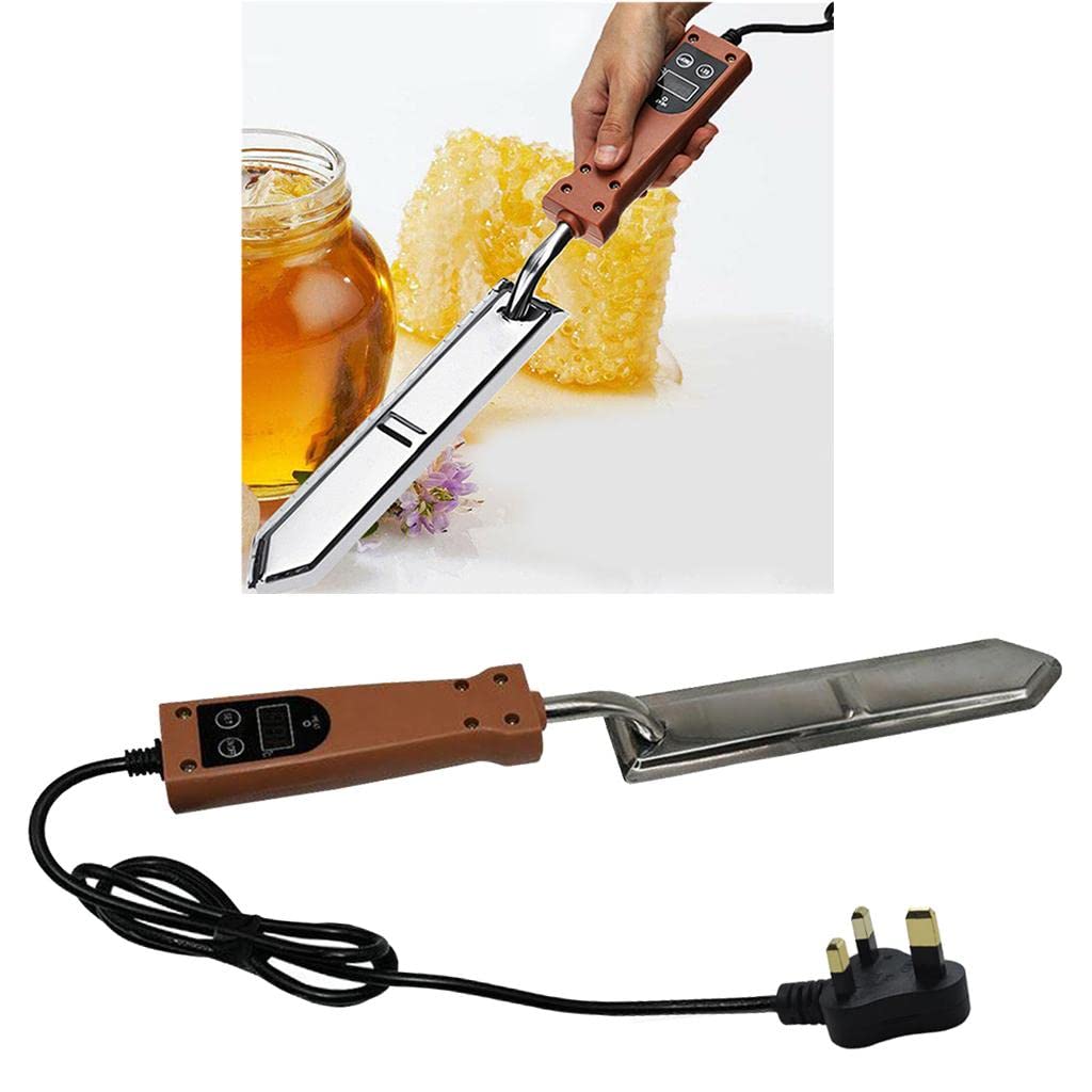 Kit de extractor eléctrico de restos de miel | Herramientas de marco con mango de calentamiento rápido | Equipo de apicultura para colmenas grandes | Óxido, larga vida útil | Motor