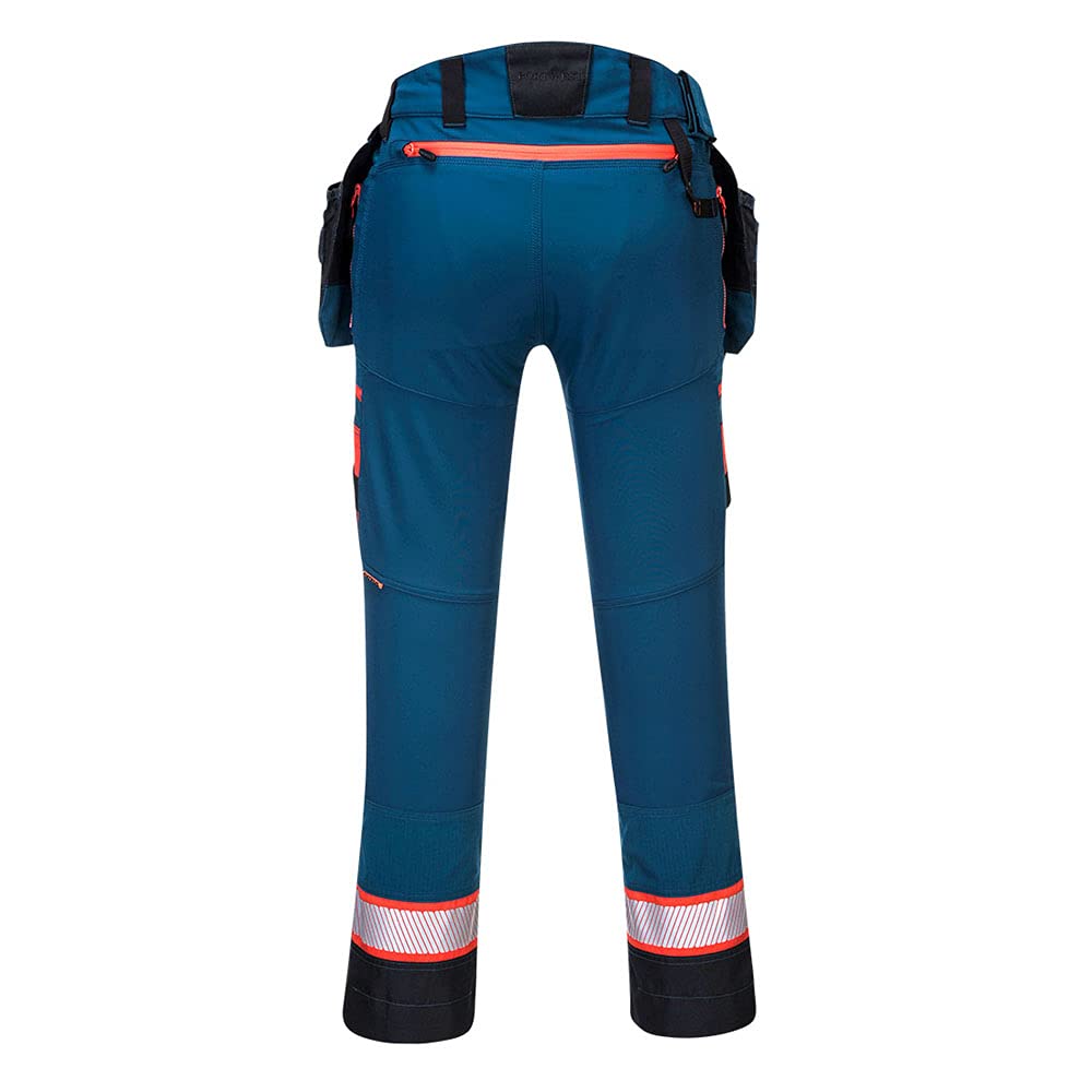 Portwest DX440 DX4 Kieszeniami Kaburowymi Spodnie, Regularny, Rozmiar 36, Metro Niebieski