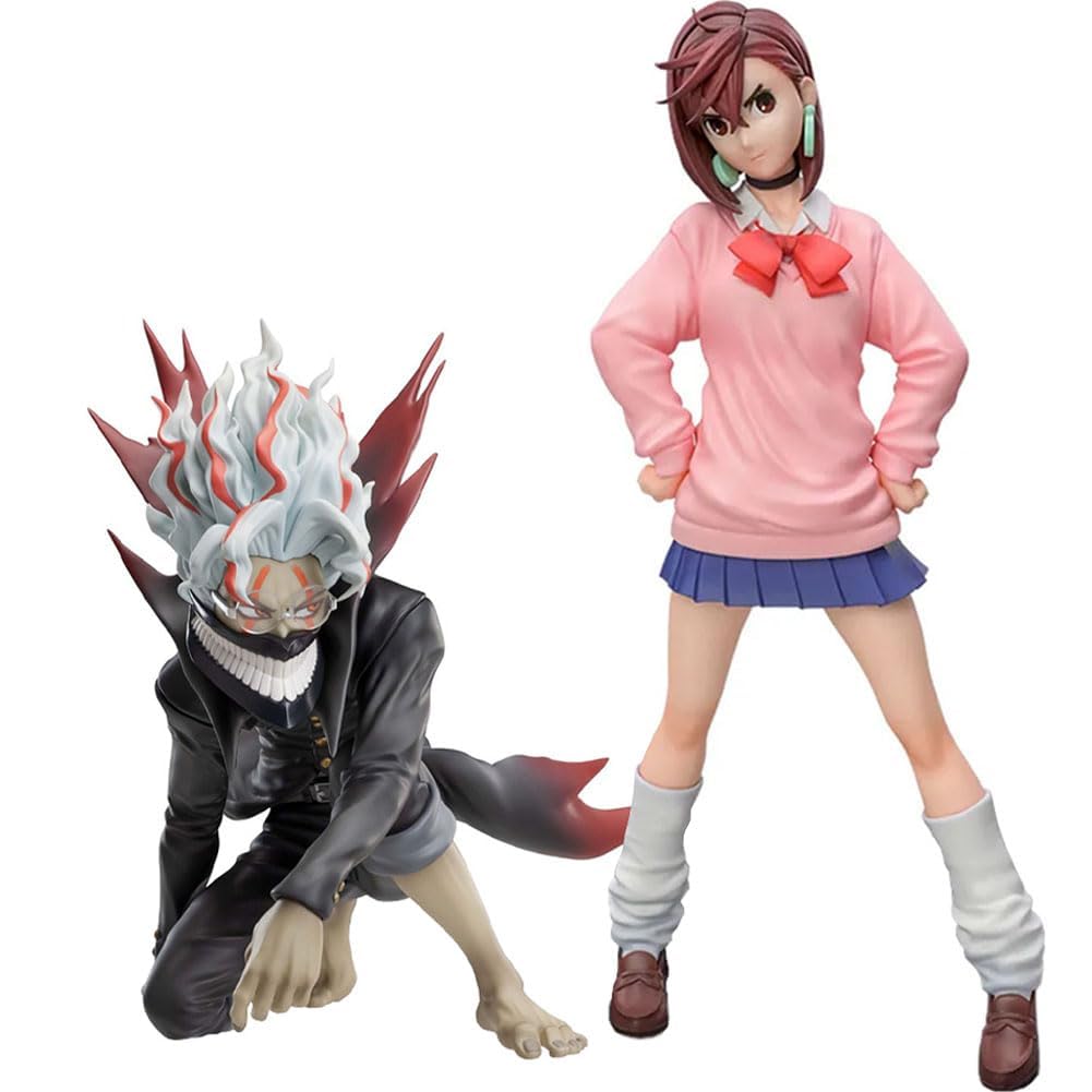 Amazon.com: Puruuige 2PCS Ayase Momo Anime Figure Statue Okarun