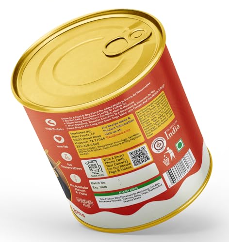 Rani Soya Tikka Peri-Peri 30oz (1.875lbs) 850g Ready for Cook ~ Easy Open Lid | All Natural | Vegan | No Colors | NON-GMO | Kosher | Indian Origin | Soy Based Meat Substitute