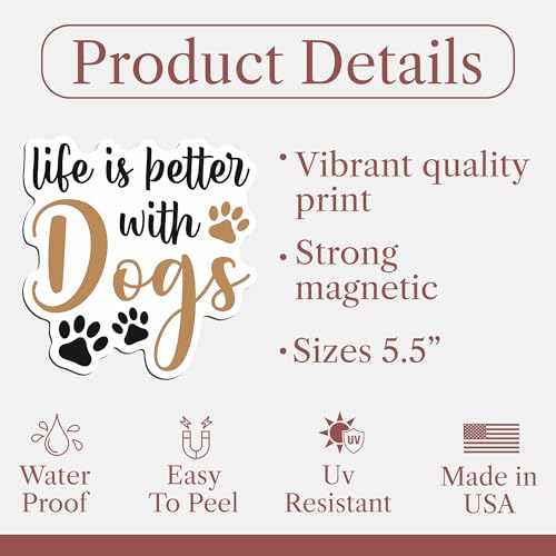 Imán Decorativo con Diseño de Perro 5.5 pulgadas miniatura 2