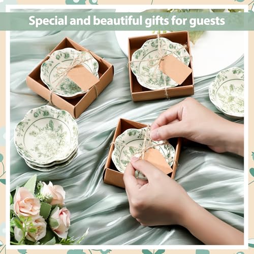 image for SiliFine 48 Pcs Wedding Favors for Guests Small Ceramic Bowl Bulk Gift