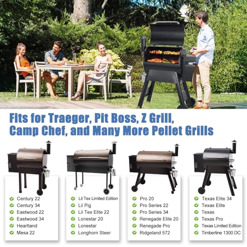 Image of Criditpid BCA012 Heat Baffle Diffuser Replacement Parts for Traeger Tex Elite, Pro Series 34 / Pro Series 22, Z Grill, Pit Boss, Camp Chef, Flame Tamer Deflector for Many Other Pellet Grills Parts