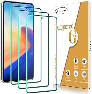 Kesuwe [3 Pack] Screen Protector for Samsung Galaxy S20 FE, Galaxy S20 FE 5G Tempered Glass, Anti Scratch, Anti Fingerprints, 9H Hardness, Bubble Free, Case Friendly, Easy Installation