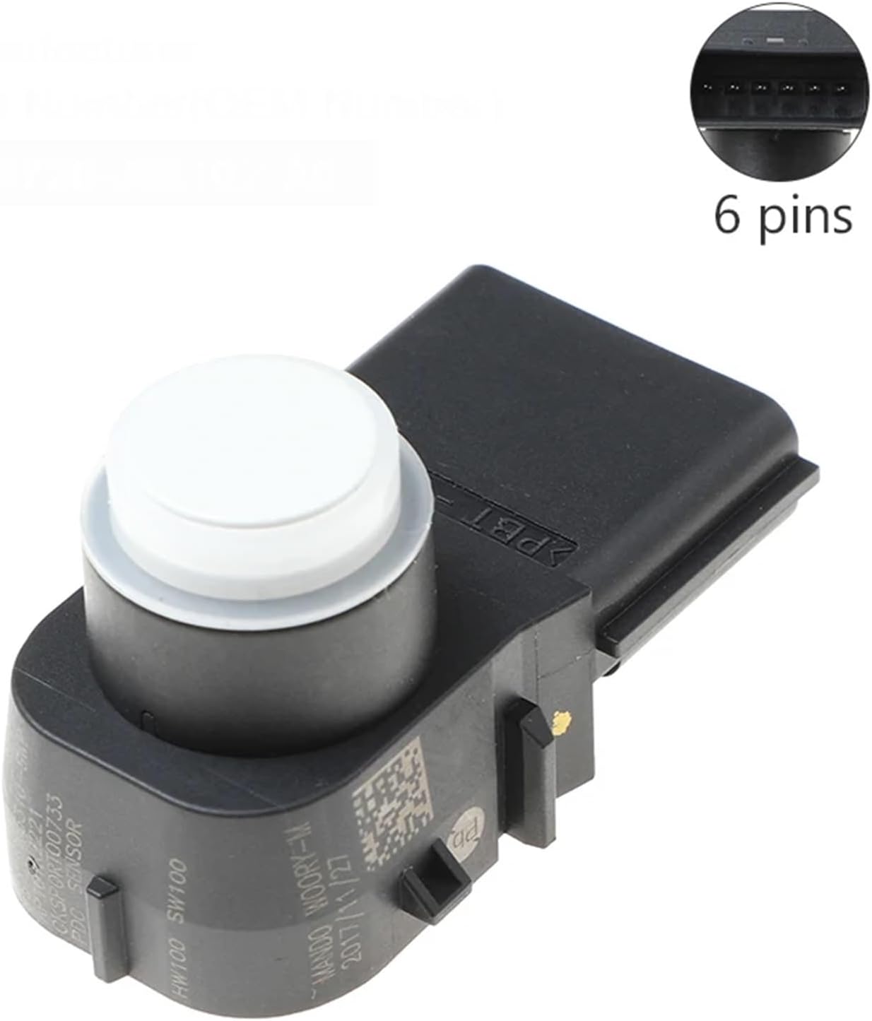 4 Color PDC Parking Sensor Car OEM 95720-J5310 95720J5310 Park Assist Object Sensor 1Pcs(Color:Red)