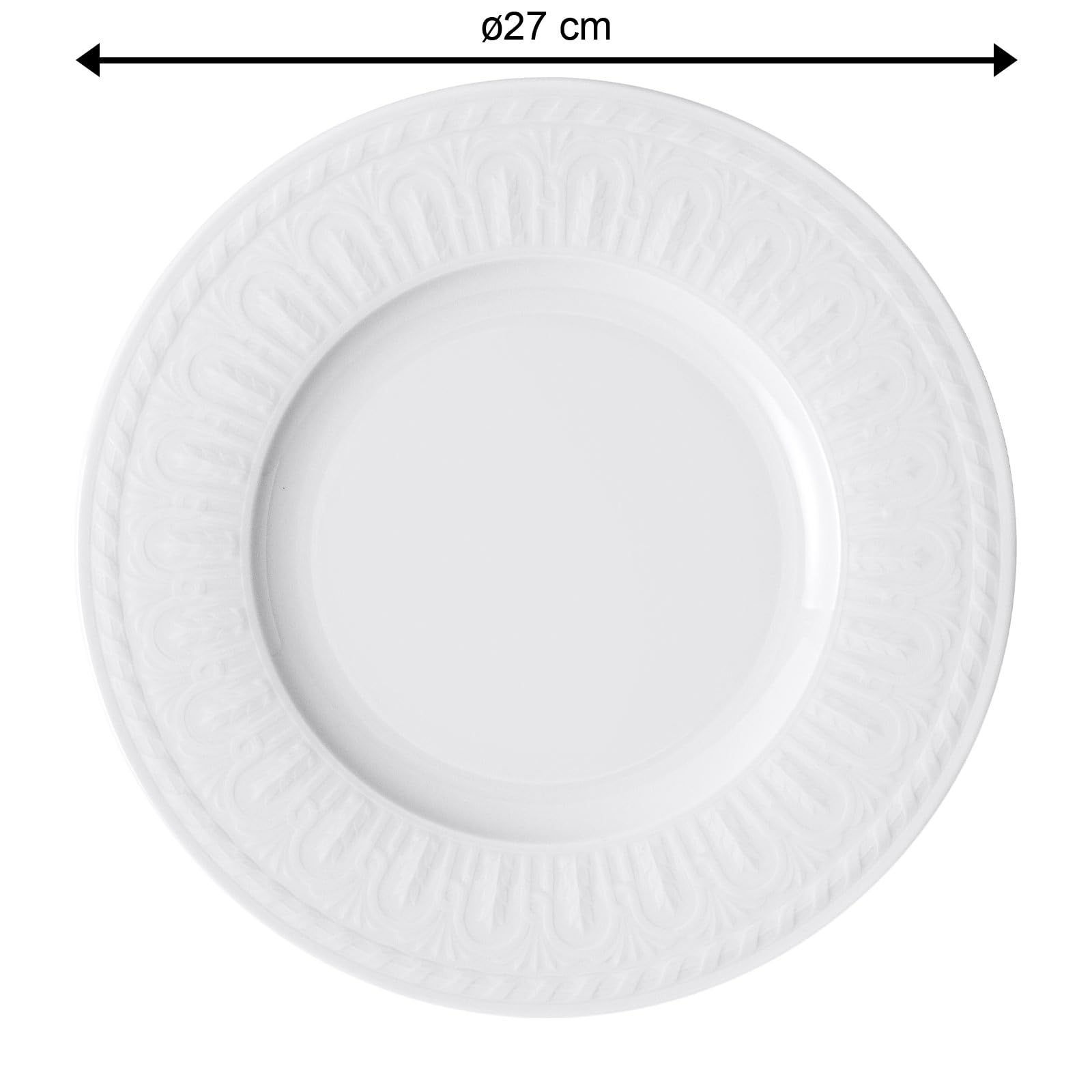 Villeroy & Boch Cellini Lot de 6 Assiettes Plates