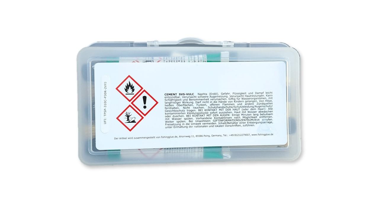 REMA TIP TOP Vulkanisierlösung-​Schlauchflicken-Set No.0 (Ø 30 mm) | Schlauch-Reparatur-Set mit 100 Flicken Größe 0, 10 Tuben Vulkanisierlösung und 10 Pinseln 68 mm lang