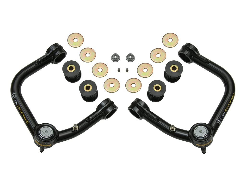 ICON Tubular Upper Control Arm, w/Delta Joint Kit, Compatible with 2007-Up Toyota FJ Cruiser/03-Up 4Runner/Lexus GX, 58451DJ
