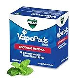 Vicks VapoPads with Original Menthol Formula - Vapor Pads Refill for Vicks Humidifiers and Steam Inhalers, Scent Pads for Congestion Relief, 20-Pack, Box Color May Vary
