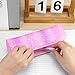 Biiange Pencil Pouch Glitter, Pencil Case, Portable Pen Bag with Zipper, Storage Bag, Travel Accessories Bags, Makeup Brush Holder, for Study and Daily Work (Pink purple)