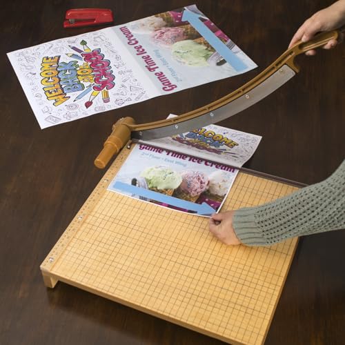 Swingline Paper Trimmer, Guillotine Paper Cutter, 18" Cut Length, 15 Sheet Capacity, ClassicCut Ingento (1152) by Swingline - Image 6