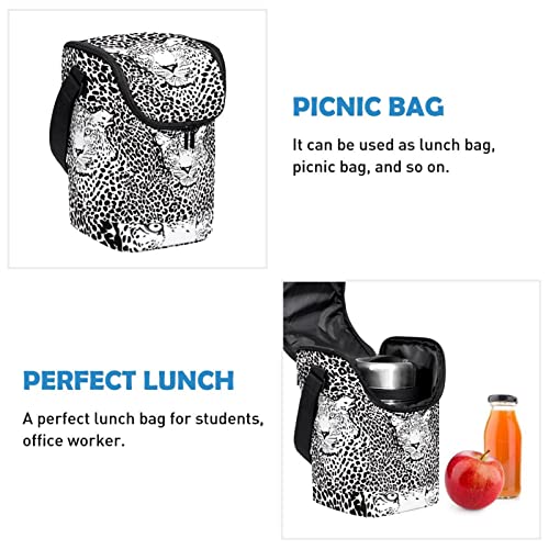 Lonchera de leopardo para picnics de fin de semana y pausas de comida en el trabajo 3