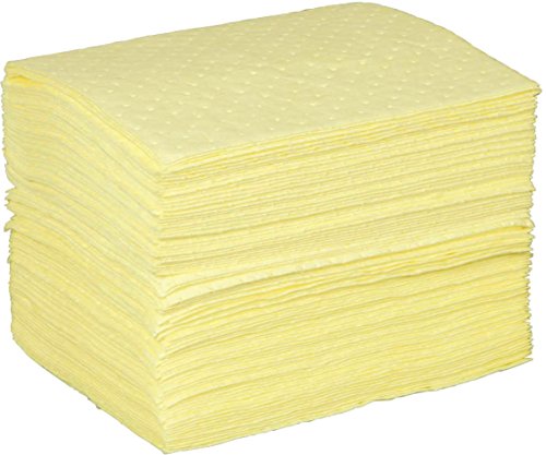 Image of Brady SPC BPH100 15 inchx 17 inch Heavy Weight Chemical Absorbent Pads - 100 ct