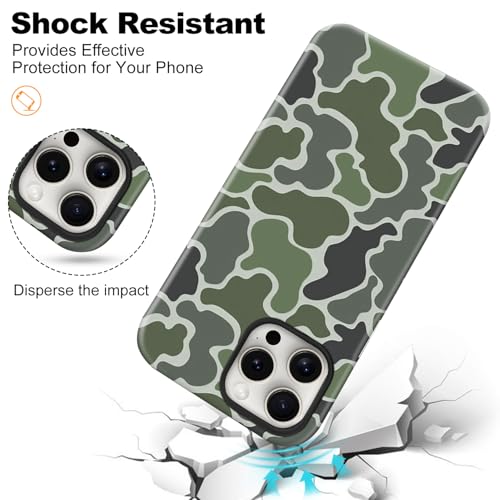 Coque aimantée iPhone 13 Pro Max camouflage résout le problème des chutes