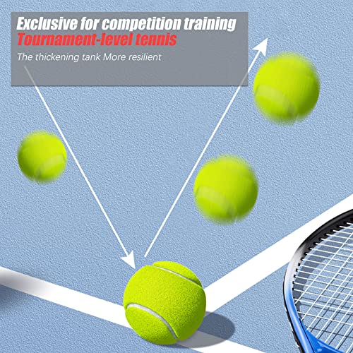 Image of GKK 27 Pack Tennis Balls,Training Tennis Ball Pressure-Less Practising Bulk Tennis Balls for Youth /Beginners /Pet Dogs High Altitude Playing Balls (Pink)