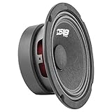DS18 PRO-GM6.4 Loudspeaker - 6.5', Midrange, Black Steel Basket, 480W Max, 140W RMS, 4 Ohms - Premium Quality Audio Door Speakers for Car or Truck Stereo Sound System (1 Speaker)
