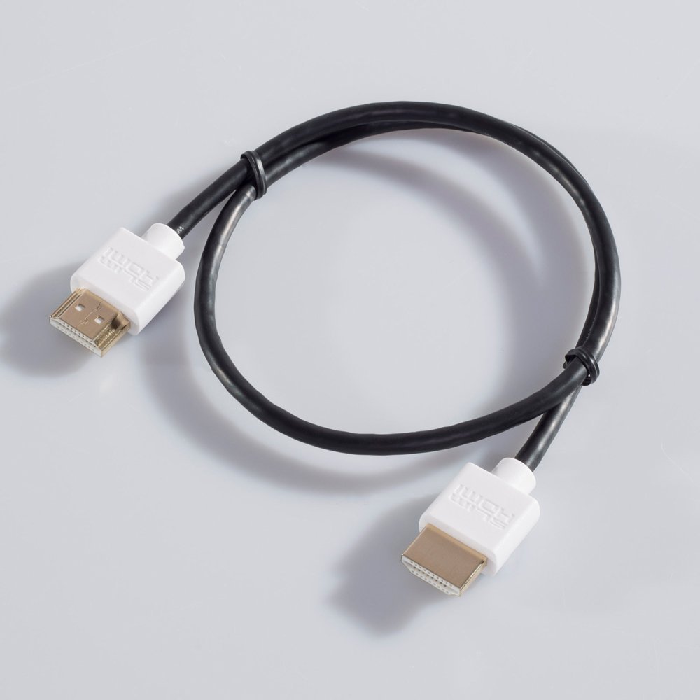 0.5m (50cm) Male Mini (Type C) to Male (Type A) Cable, The World's Slimmest HDMI Lead? (Gold Plated, 1080p, 3D, High Speed, ARC) — view 33