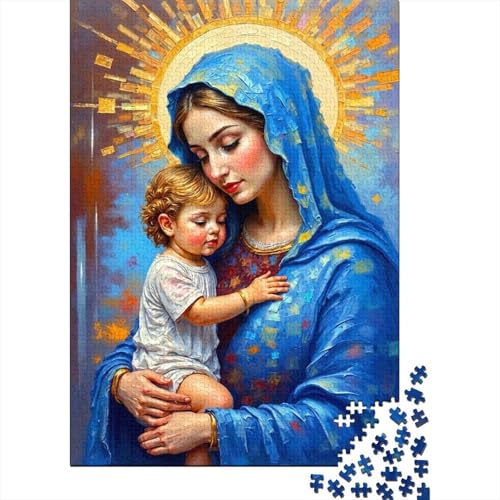 Giochi Puzzle per Adulti Madonna con Bambino: Arte Madonna con