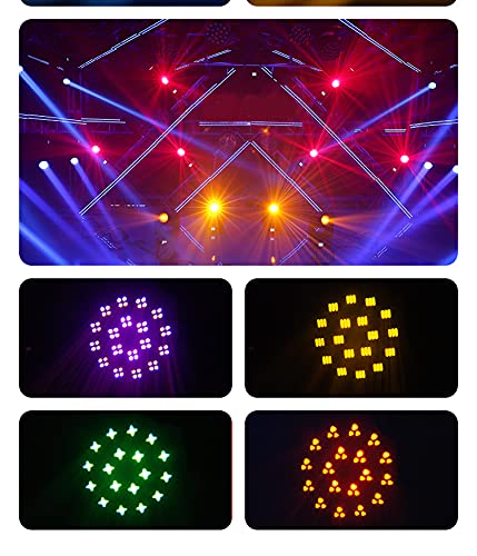 Boryli 100W Led Module Beam Moving Head Light 15 Gobos17 Colors With 6+12 Facet Rotation Prism,Dmx512 Control Stage Light For Birthday Wedding Christmas Dj Disco Ktv Bar Club Party Event Show #TOP4