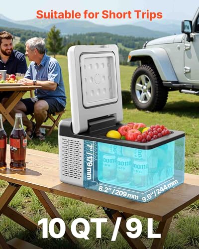VEVOR 10QT Mini 12V Car Refrigerator
