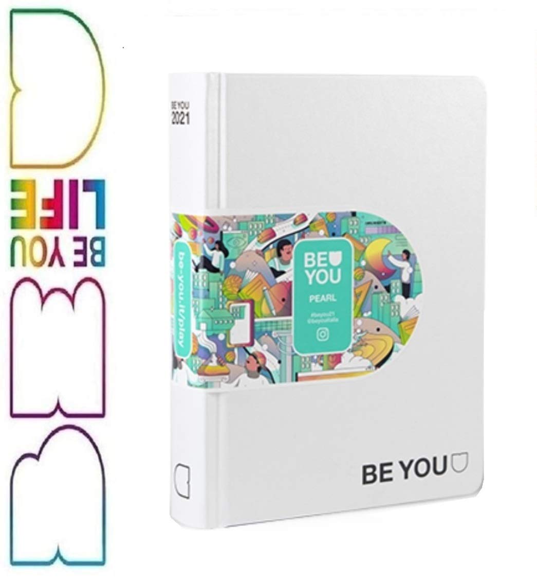 Be You Agenda Scolaire Standard Blanc 20182019  Stylo Paillet  Signaltique 
