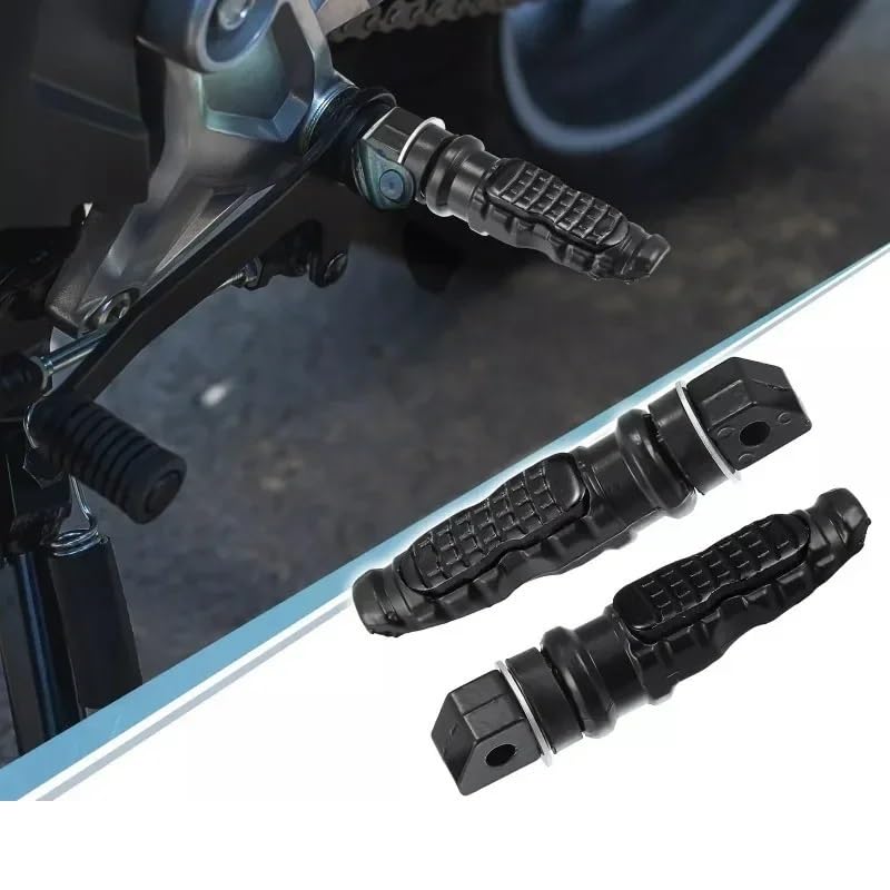 Pédales de modification moto universelles en aluminium avec repose-pieds arrière