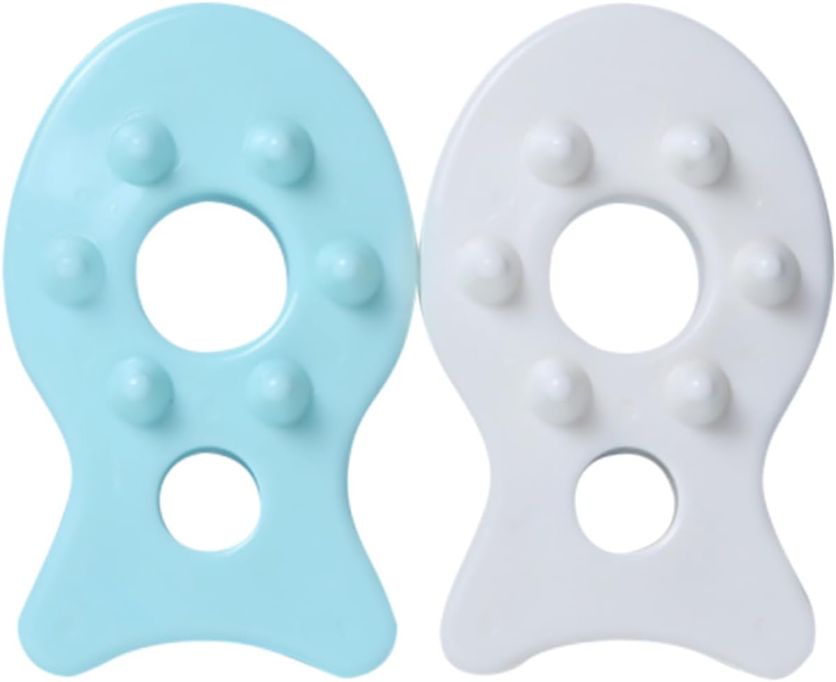 2Pcs Gua Board Facial Acupoint Massage Tool for Home Salon Use Reduces Puffiness Wrinkles Muscle Soreness and Fine Lines Portable Skincare