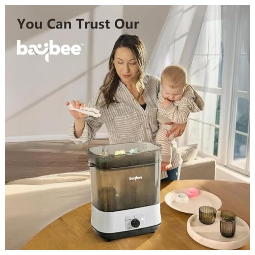 BAYBEE PureSteam Baby Bottle Sterilizer and Dryer