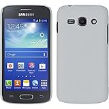 Coque Rigide pour Samsung Galaxy Ace 3 - gommée blanc