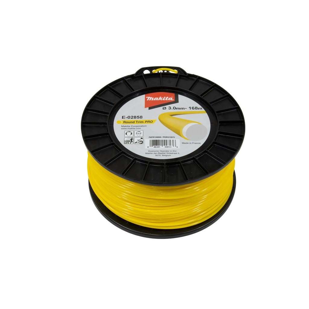 Makita E-02858 - Filo da falciatura rotondo, 3,0 x 168 m