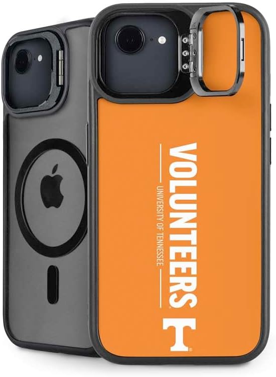 Skinit Kickstand Phone Case Compatible with iPhone 16e - Officially Licensed University of Tennessee-Knoxville T Logo on Orange Design