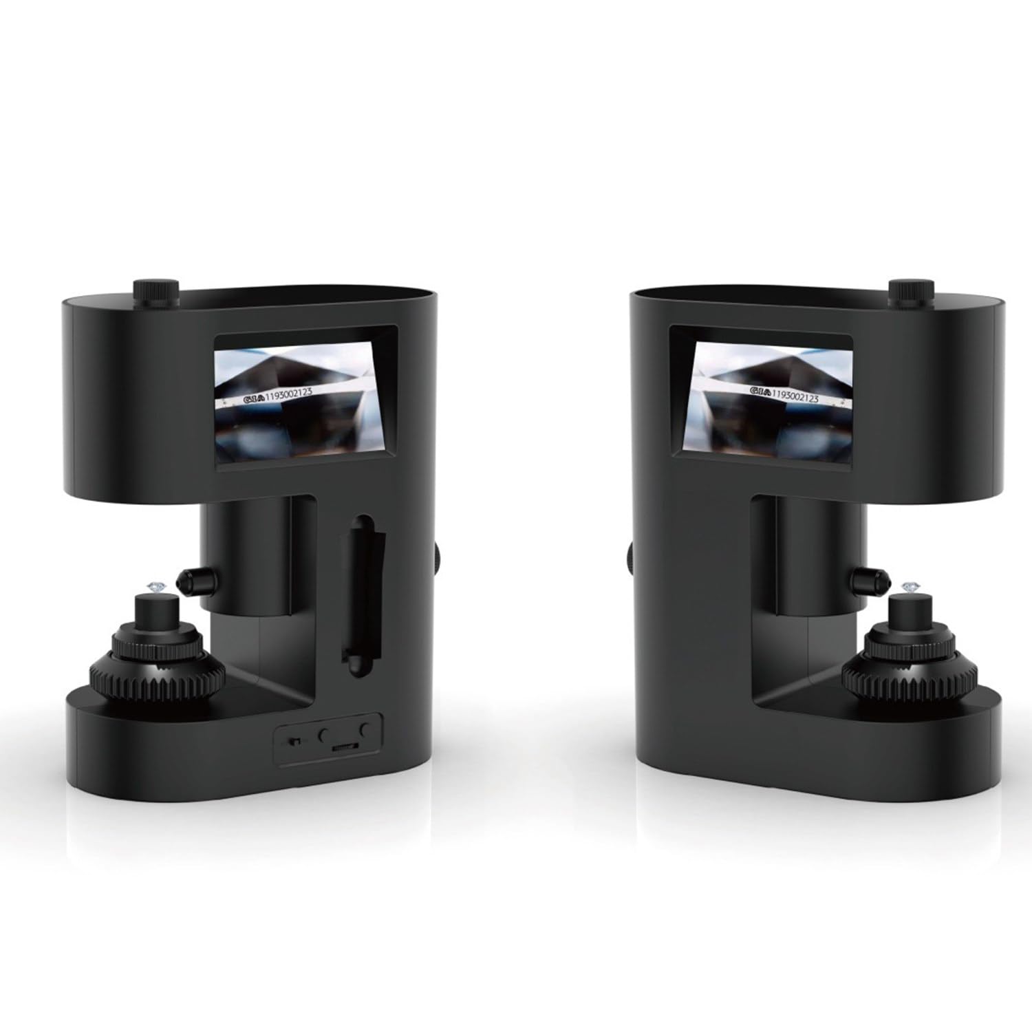 Kit per microscopio digitale, visualizzatore LCD per un'identificazione accurata, visualizzatore di iscrizioni con cintura diamantata, microscopio biologico ad alta precisione e chiarezza