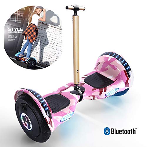 FLy Hoverboard 10" Scooter Eléctrico Self Balance Scooter Eléctrico con Pasamanos De...