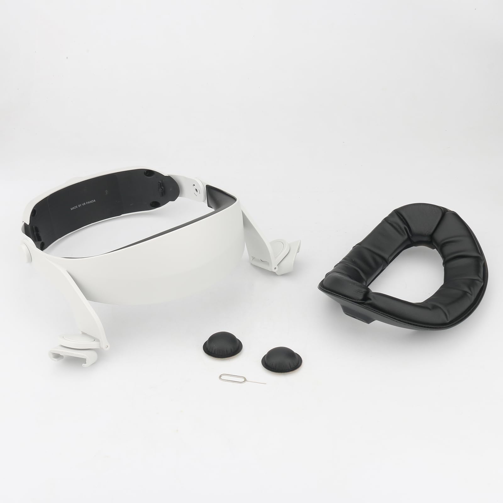 Fascia per la testa regolabile compatibile con Vision Pro, MR Headset Fascia con cinghia Elite Comodo cuscino Pad Cinghia di decompressione Ergonomia VR Accessori